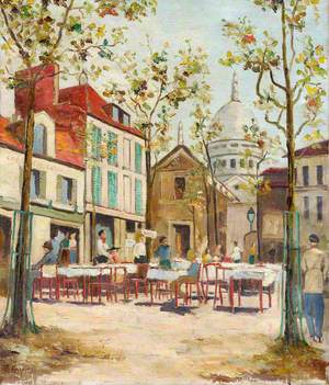 A French Café Scene