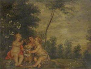 Christ Child with Saint John and a Cherub