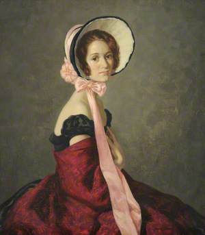 Portrait of a Lady in a Pink Bow