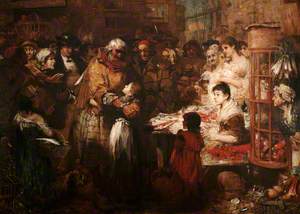 The Arrest of the Smuggler in West Looe, 1820