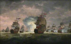 Admiral Rodney's Victory off Cape St Vincent