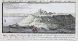 The North East View of Pendennis Castle in the County of Cornwall