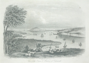 View of the Town and Harbour of Falmouth with Pendennis Castle
