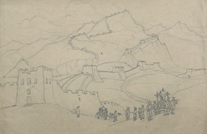 Copy of a Print of the Great Wall of China