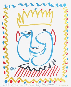 Tete de roi – Affiche pour le Carnaval de Nice