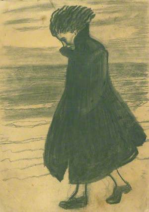Woman in a Black Coat