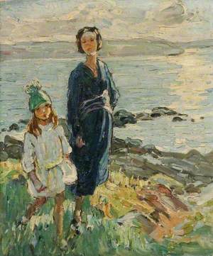 Woman and Child on the Foreshore