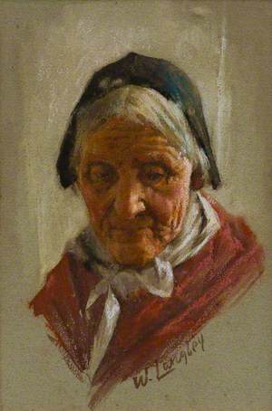 Head and Shoulders Study of an Old Lady