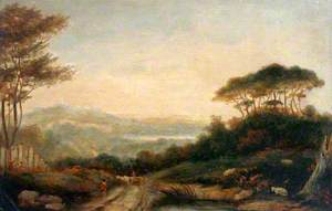 Classical Landscape with Cart