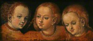 Study of Three Girls' Heads
