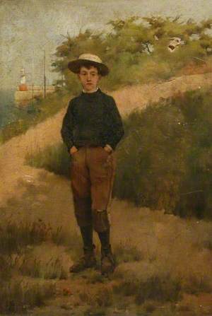 Boy at Newlyn Harbour