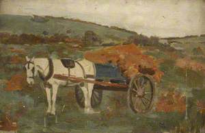 Sketch of a Horse and Cart
