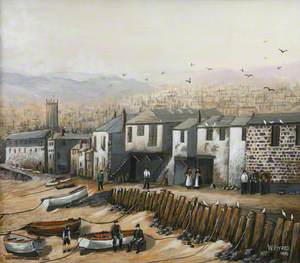 The Wharf, St Ives, 1880