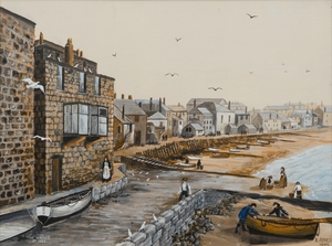 The Wharf, St Ives, 1880