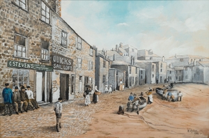 St Ives Harbour Front, 1880