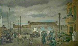 Entry into Tunis of the 1st Derbyshire Yeomanry, 2 May 1943