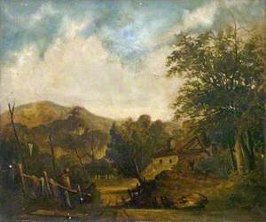 Rural Scene with a Cottage