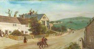 Village Landscape with a Ridden Horse