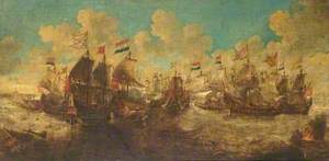 Naval Engagement between the Dutch and Spanish