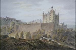 Bolsover Castle; Little Castle, Terrace Range and Riding School from North East