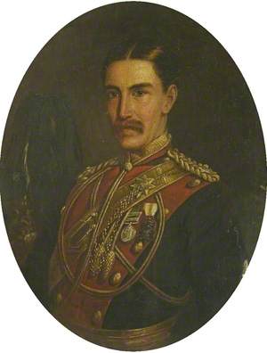 Colonel Stowell, Wearing the Waterloo Medal