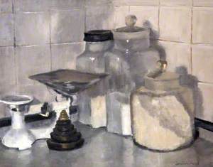 Still Life in Silver and Grey