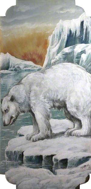 R. Edwards' 'Galloping Horses': Jungle Animals, Polar Bear