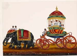 Indian Royalty in a Carriage