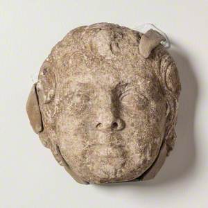 Tomb Carving of a Cherub's Head