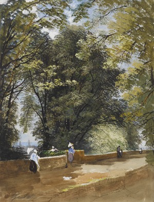 On the Castle Wall, Exeter