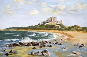 Bamburgh Castle, Northumberland, Viewed from the North