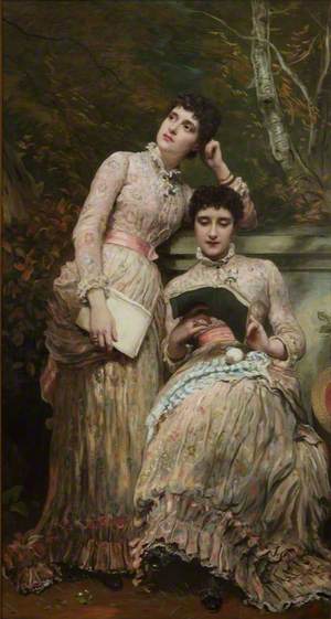 Ida (c.1863–1941), and Ethel (c.1863–1888), Twin Daughters of J. Searlight, Esq.