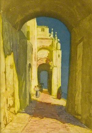 Street Scene, Bordighera