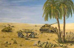 Bearing from Bir Hacheim, Libya, 1942