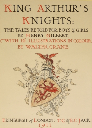 Frontispiece Design for 'King Arthur's Knights: The Tales Retold for Boys and Girls'