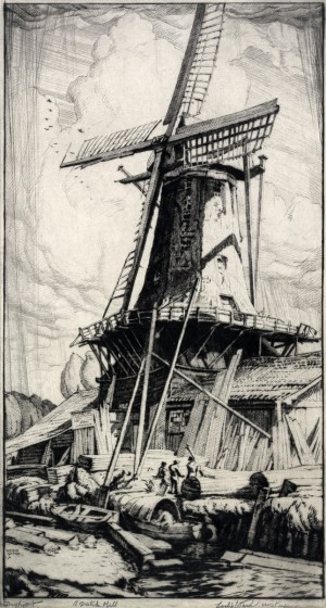 A Dutch Mill, Dordrecht (The Mill of 1750, Dordrecht)