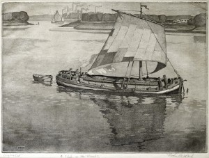 A Sloop on the Humber (A Keel on the Yorkshire Ouse)