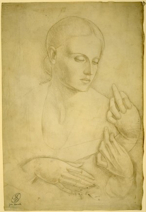 Woman with a Guitar, Study
