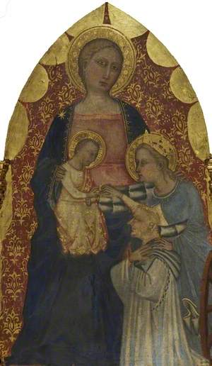 Madonna and Child with Saint Catherine and a Donor