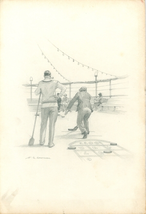 Shuffleboard on Bournemouth Pier