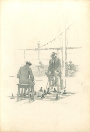 Outdoor Chess on Bournemouth Pier