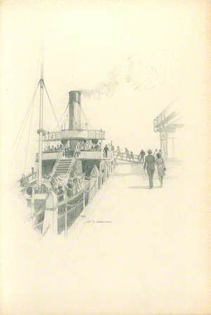 Pleasure Steamer at Bournemouth Pier