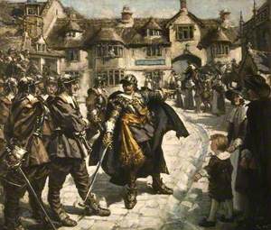 The Escape from Bridport, Dorset, of Charles II after the Battle of Worcester, September 1651