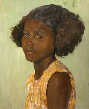 Portrait of a Young Black Girl