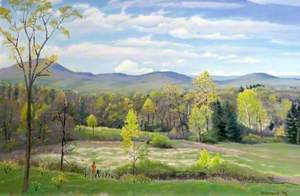 A View in Shaftsbury, Vermont, USA
