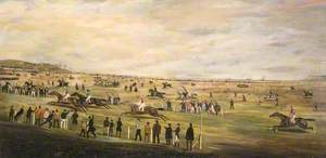 Horse Racing and Fair at Lodmoor, Dorset, c.1870