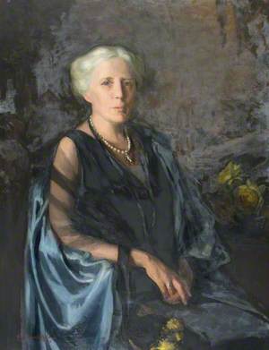 The Lady in the Blue Cloak (Mrs Maitland Ramsay, née Elizabeth Margaret Pace)