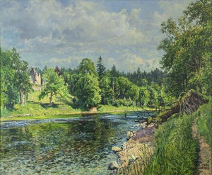 The Tay at Stobhall Castle
