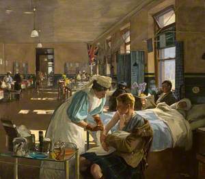 Wounded, London Hospital, 1915