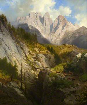 Mountain Scene in the Tyrol